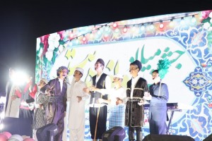 گزارش تصویری جشن بزرگ «دو‌ نور هدایت» در صالحیه - 1404/06/17