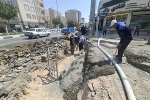 اصلاح و نوسازی پل دسترسی و نهر خیابان نگارستان پنجم؛ گامی مهم در بهبود شریان‌های حیاتی شهر صالحیه  