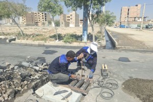 اجرای طرح مرمت و نگهداری دریچه‌ها و منهول‌ فاضلاب در معابر شهر صالحیه 