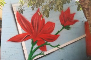 شاداب‌سازی محیطی مدرسه حضرت زینب(س) با رنگ‌آمیزی و نقاشی دیواری