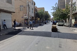  اجرای سرعت گیر در خیابان 16 متری شهدا