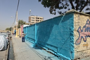 رنگ آمیزی و مناسب سازی بصری مدارس شهید نقاوت و بصیرت با اجرای طرح «هم شاگردی سلام»