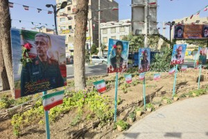 برپایی نمایشگاه تمثال شهدای والامقام جنگ تحمیلی 12 روزه در صالحیه