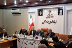 برگزاری آیین تکریم و معارفه سرپرست فرمانداری شهرستان بهارستان