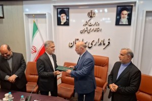 برگزاری آیین تکریم و معارفه سرپرست فرمانداری شهرستان بهارستان