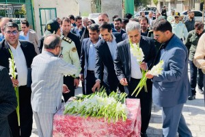 عطر گل و گلاب و زمزمه فاتحه؛ صالحیه در پنجشنبه هفته دفاع مقدس هم‌نفس با شهدا شد
