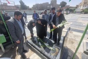 عطر گل و گلاب و زمزمه فاتحه؛ صالحیه در پنجشنبه هفته دفاع مقدس هم‌نفس با شهدا شد