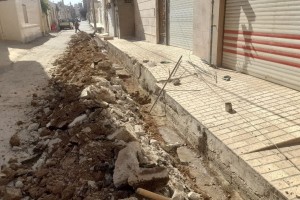 آغاز عملیات تخریب و نوسازی نهر کوچه فروردین دوم با جداول تولید کارگاه امانی  
