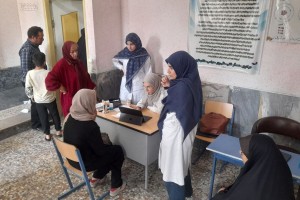 اردوی جهادی پزشکی با ارائه خدمات تخصصی رایگان در دبیرستان بصیرت صالحیه برگزار شد