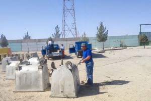 مرمت و تعمیر مستمر مخازن زباله سطح شهر صالحیه  