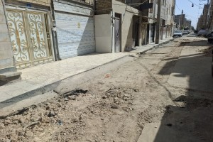 آغاز عملیات زیرسازی نوار حفاری کوچه میلان 24