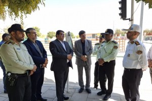 برگزاری اردوی آموزش مقررات و تابلوهای راهنمایی و رانندگی ویژه دانش‌آموزان همیار پلیس در صالحیه