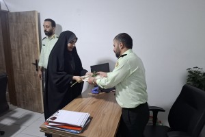 تجلیل شهردار و اعضای شورای اسلامی صالحیه از کادر انتظامی کلانتری 14