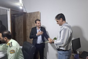 تجلیل شهردار و اعضای شورای اسلامی صالحیه از کادر انتظامی کلانتری 14