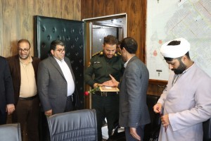 تجلیل شهردار و اعضای شورای اسلامی صالحیه از کادر انتظامی کلانتری 14