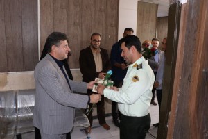تجلیل شهردار و اعضای شورای اسلامی صالحیه از کادر انتظامی کلانتری 14