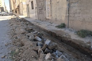 آغاز عملیات نوسازی جداول فرسوده کوچه گلستان 18