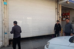 پلمپ سه واحد مزاحم شهری در صالحیه بر اساس رای کمیسیون بند 20 ماده 55 قانون شهرداری‌ها  