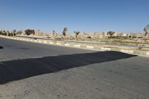 اجرای سرعت‌گیرهای جدید در کمربندی آیت‌الله هاشمی رفسنجانی به‌منظور ارتقای ایمنی ترافیکی  