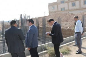 بازدید مدیران راه و شهرسازی از پیشرفت پروژه احداث 180 واحد آپارتمان شهرداری صالحیه