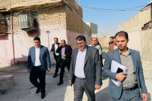 بازدید مدیران راه و شهرسازی از گستره تخریب خانه های فرسوده و ناپایدار با مشارکت مالکین، سرمایه گذاران مسکن و شهرداری صالحیه