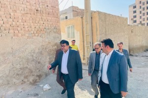 بازدید مدیران راه و شهرسازی از گستره تخریب خانه های فرسوده و ناپایدار با مشارکت مالکین، سرمایه گذاران مسکن و شهرداری صالحیه