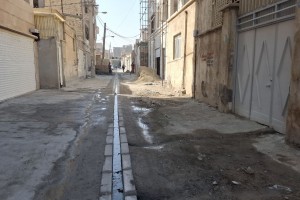 تخریب و نوسازی جداول کوچه بهمن 2 