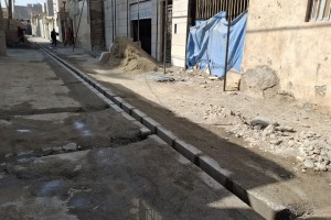 تخریب و نوسازی جداول کوچه بهمن 2 