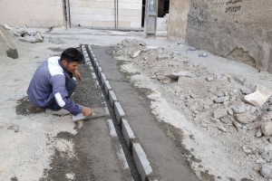 تخریب و نوسازی جداول کوچه بهمن 2 