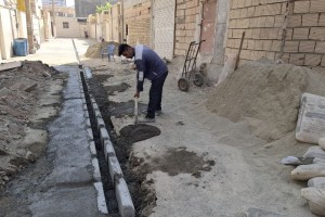 تخریب و نوسازی جداول کوچه بهمن 2 