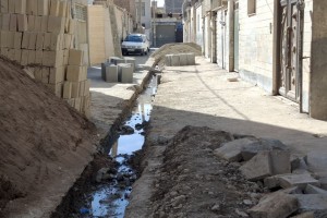 تخریب و نوسازی جداول کوچه بهمن 2 