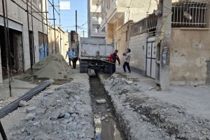 تخریب و نوسازی جداول کوچه بهمن 2 