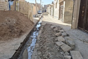 تخریب و نوسازی جداول کوچه بهمن 2 