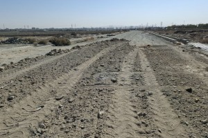 با هدف آماده‌سازی مسیر برای اجرای بتن غلتکی (RCC) انجام شد