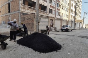 ایمن‌سازی مسیر ارتباطی شهید مهدی خدائی با اجرای سه سرعت‌گیر در کوچه زنبق سوم 