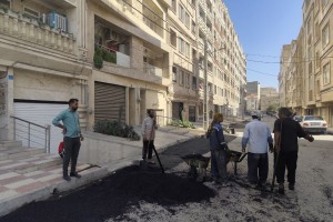 لکه‌گیری آسفالت کوچه پامچال یکم با هدف ارتقای کیفیت عبور و مرور انجام شد  