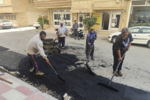 لکه‌گیری آسفالت کوچه پامچال یکم با هدف ارتقای کیفیت عبور و مرور انجام شد  