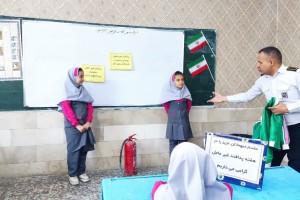 برگزاری کارگاه آموزش ایمنی برای دانش‌آموزان مدرسه شهید واعظی به مناسبت هفته پدافند غیرعامل