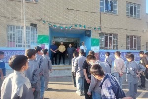 برگزاری مسابقات ورزشی به مناسبت هفته بسیج دانش‌آموزی در مدرسه عمار یاسر