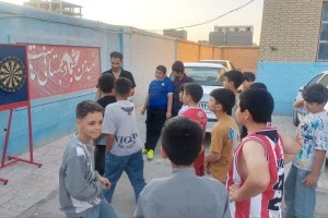 برگزاری مسابقات ورزشی به مناسبت هفته بسیج دانش‌آموزی در مدرسه عمار یاسر