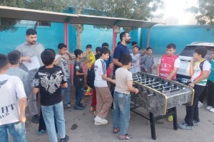 برگزاری مسابقات ورزشی به مناسبت هفته بسیج دانش‌آموزی در مدرسه عمار یاسر