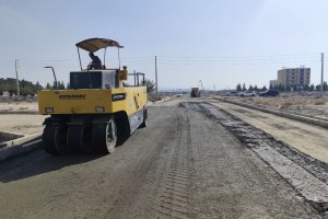 هموارسازی انتهای خیابان پانزده‌متری دوم (صبا) با استفاده از بتن RCC