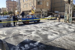 اجرای عملیات تعریض و بازسازی پل عرضی خیابان نسیم  