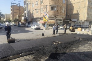 اجرای عملیات تعریض و بازسازی پل عرضی خیابان نسیم  