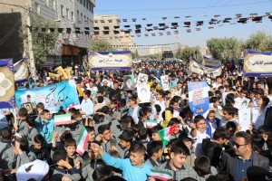 حماسه باشکوه یوم‌الله 13 آبان در بخش گلستان رقم خورد  