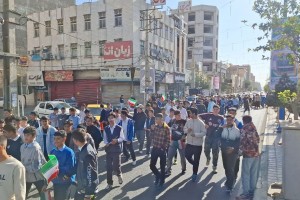 حماسه باشکوه یوم‌الله 13 آبان در بخش گلستان رقم خورد  