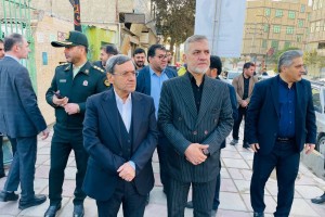 غبارروبی گلزار شهدای امامزاده باقر (ع) در همراهی محمد آگاهی مند شهردار ، رئیس و اعضای شورای اسلامی