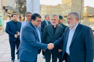 غبارروبی گلزار شهدای امامزاده باقر (ع) در همراهی محمد آگاهی مند شهردار ، رئیس و اعضای شورای اسلامی