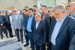 غبارروبی گلزار شهدای امامزاده باقر (ع) در همراهی محمد آگاهی مند شهردار ، رئیس و اعضای شورای اسلامی