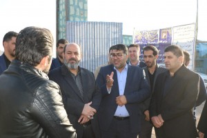 بازدید دادستان و رئیس دادگستری شهرستان بهارستان از پروژه مخزن آب در زمین 32 میلیاردی شهرداری صالحیه